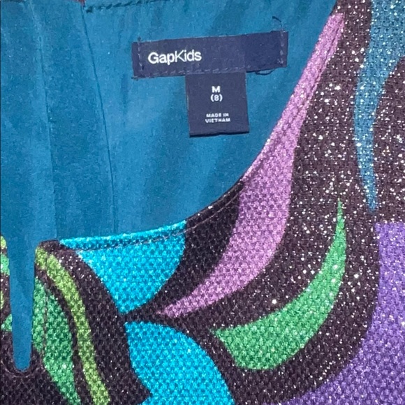 Gap Floral boho print dress with sparkle look!! So unique and adorable! - Picture 2 of 4